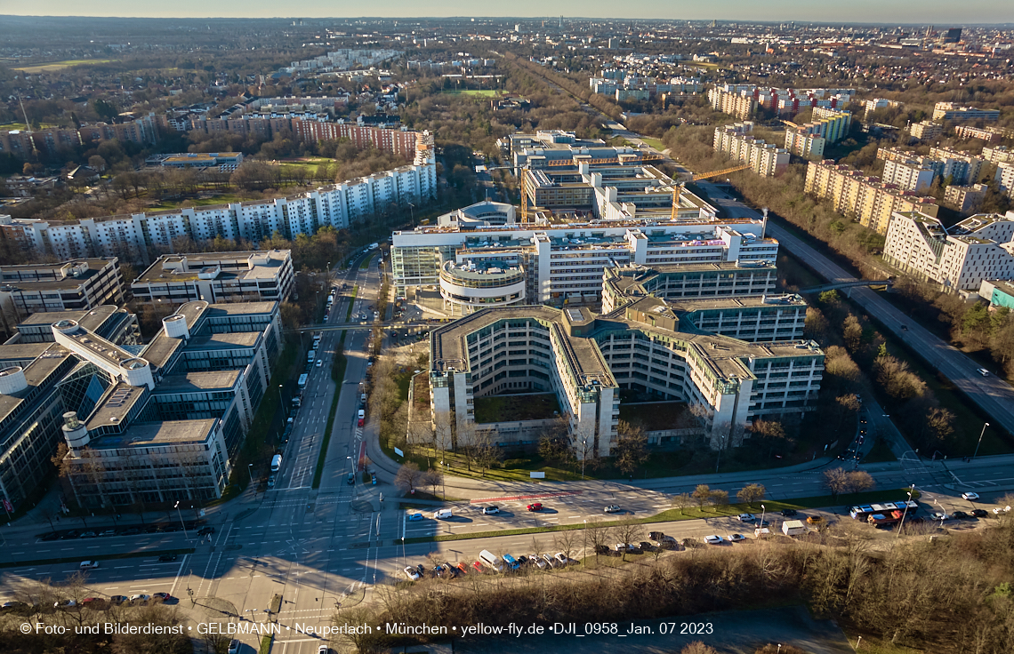 07.01.2023 - Umgebung in Neuperlach